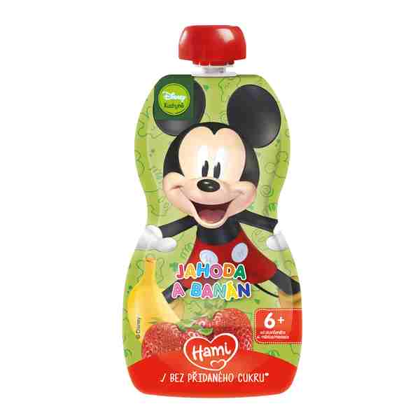 HAMI Disney Mickey kapsička Banán a jahoda