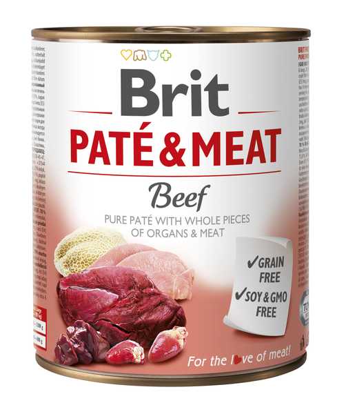 Brit Konzerva Pate  Meat Beef 800g