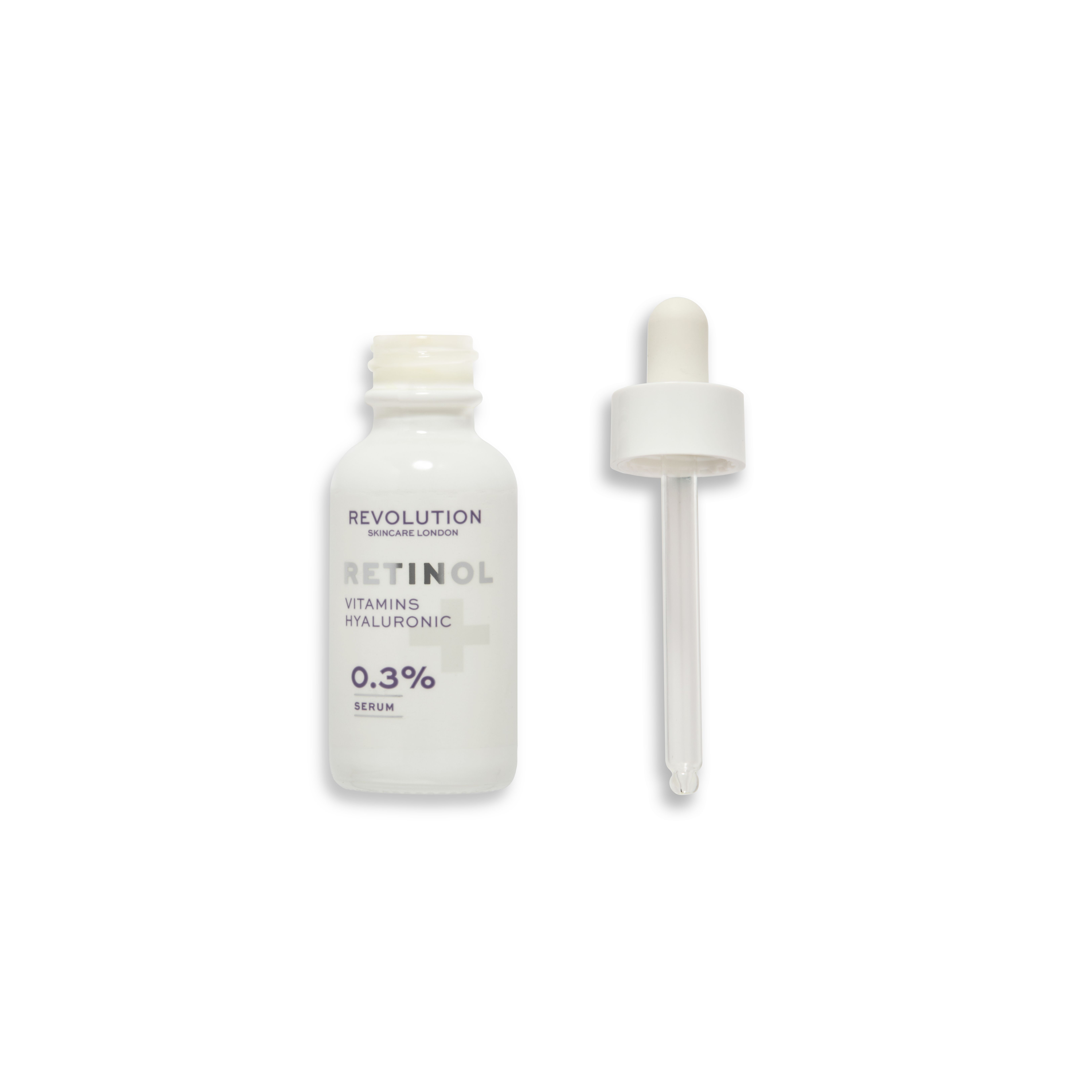 Revolution Skincare 0.3 percent Retinol with Vitamins  Hyaluronic Acid sérum