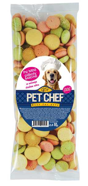 Pet Chef Psi Mini Piškóty Mix 80g