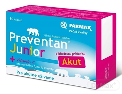 FARMAX Preventan Junior Akut  vitamín C