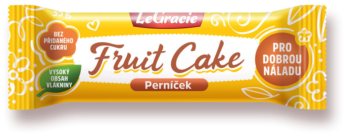 Le gracie tyčinka Fruit Cake - perníček 35g
