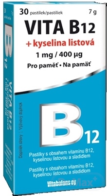 Vitabalans VITA B12  kyselina listová