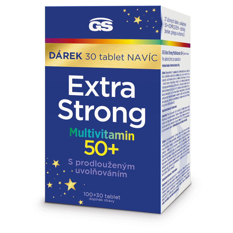 GS Extra strong multivitamín 50 100  30 tabliet NAVYŠE