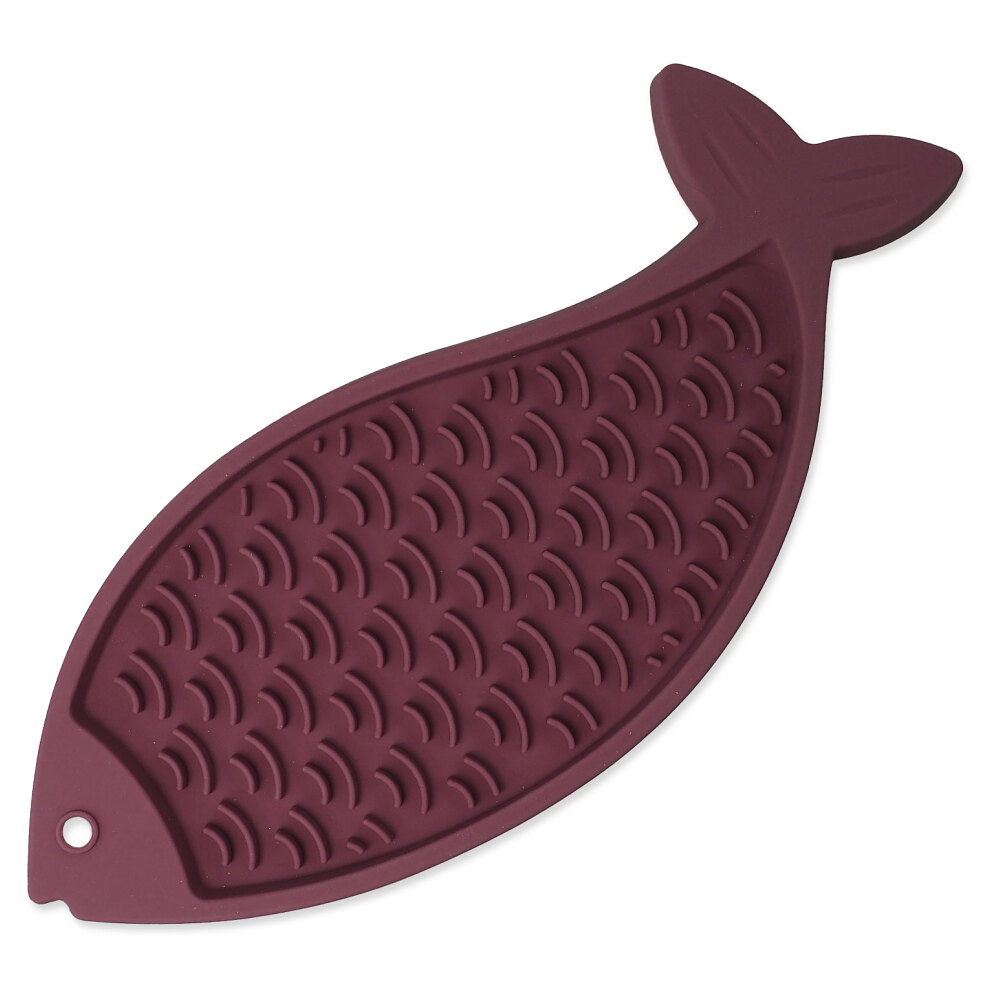 EPIC PET Lick  Snack pastelová fialová lízacia ryba 28 x 11,5 cm