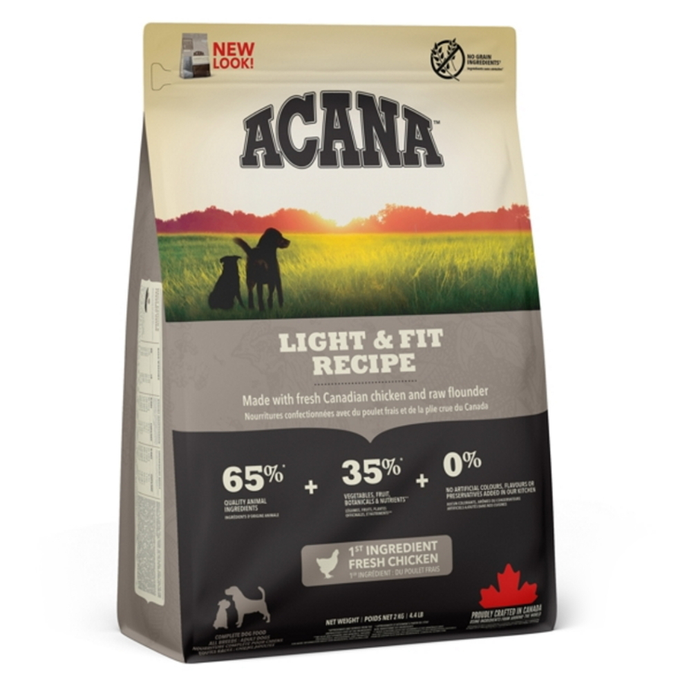 ACANA Adult LightFit granule pre psov 1 ks, Hmotnosť balenia (g): 2 kg