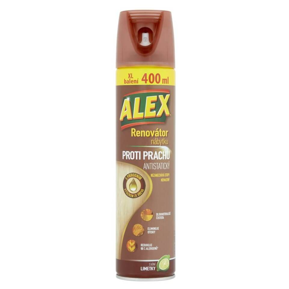 ALEX sprej proti prachu antistatický vôňa limentka 400 ml