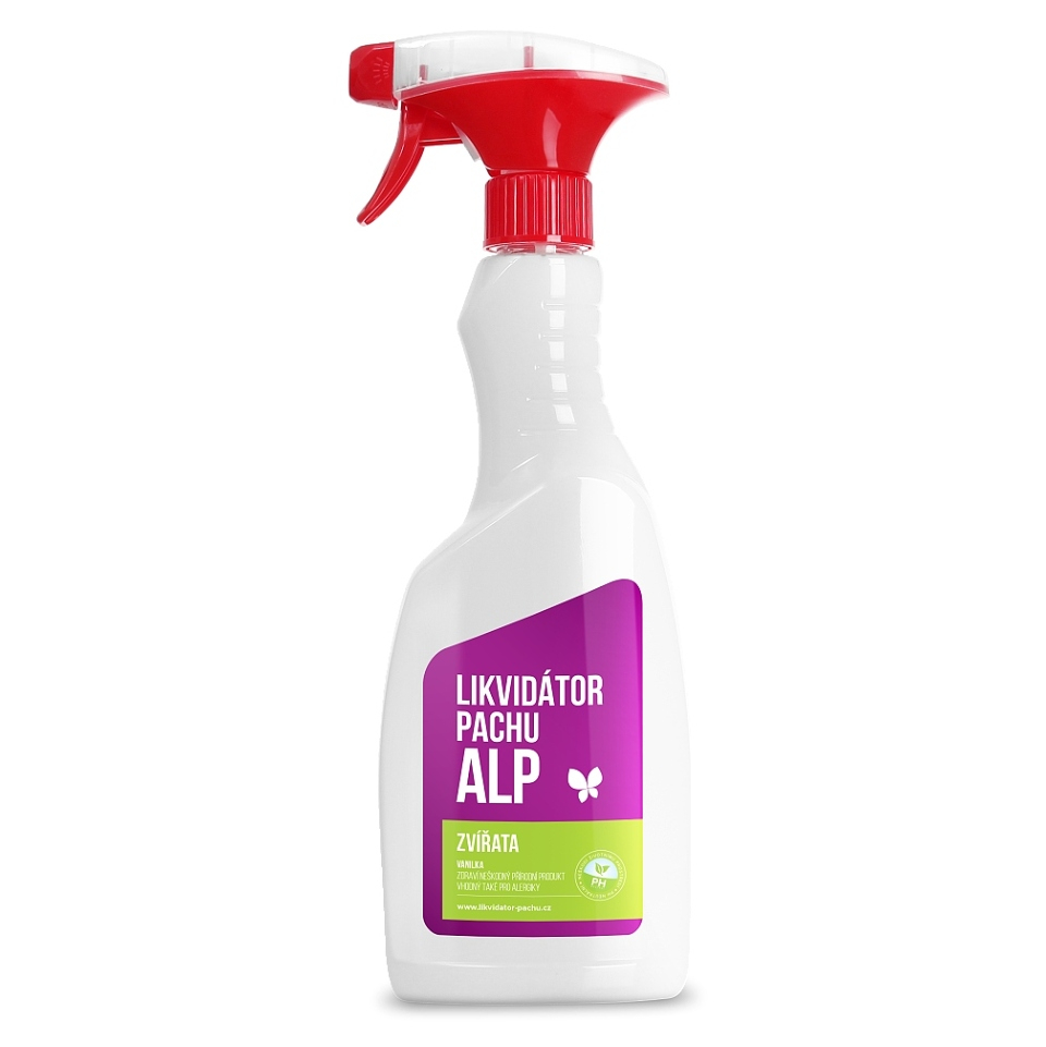 ALP Likvidátor pachu zvieratá vanilka s rozprašovačom 500 ml