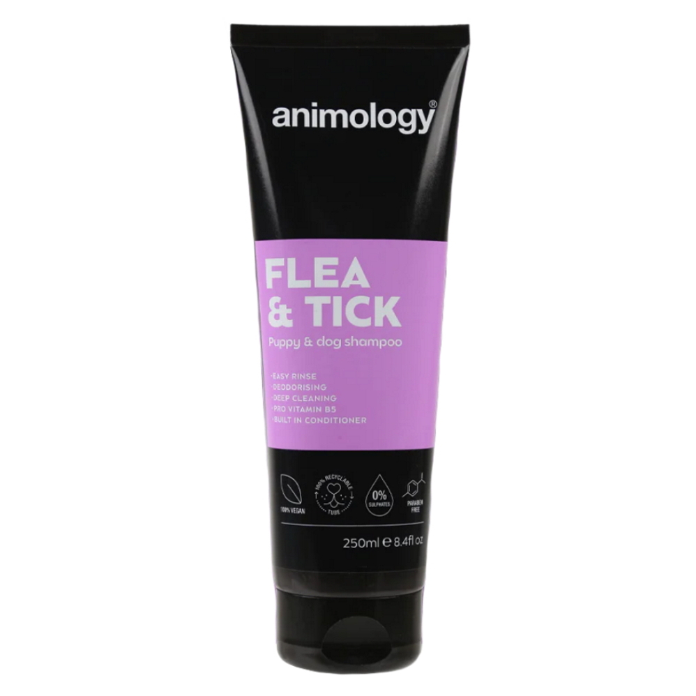 ANIMOLOGY Flea  tick antiparazitný šampón pre psov 250 ml