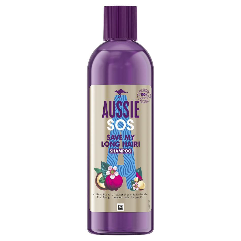 AUSSIE SOS Save My Lengths Šampón pre poškodené vlasy 290 ml