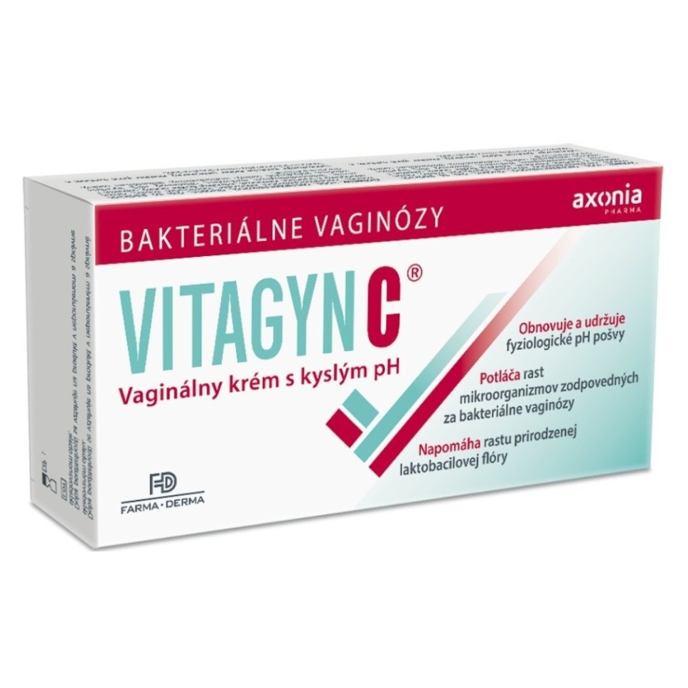 VITAGYN C Vaginálny krém s kyslým pH 30 g