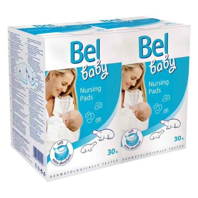 BEL Baby prsné vložky duopack 2x30ks