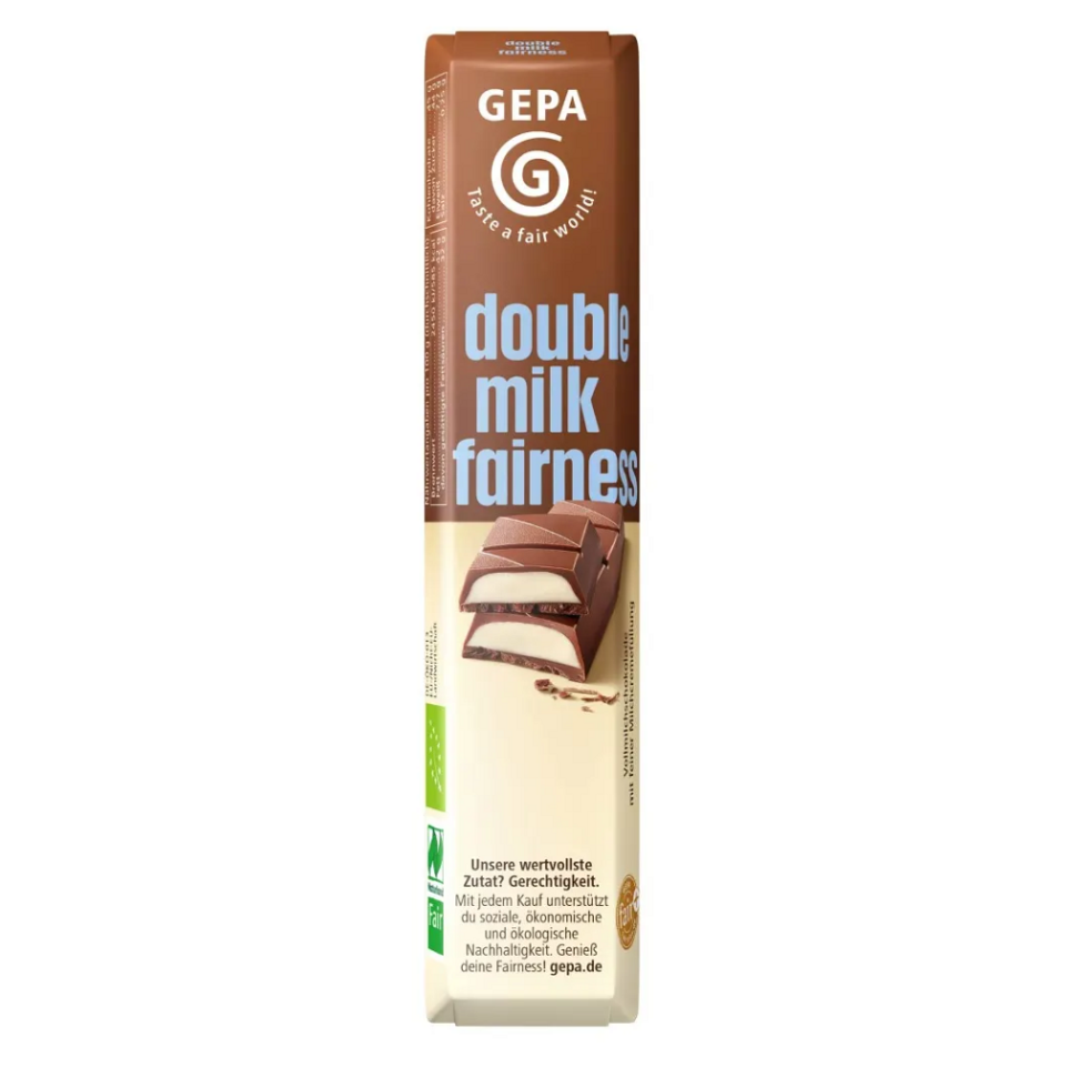 GEPA Mliečna čokoládová tyčinka s mliečnym krémom BIO 37,5 g