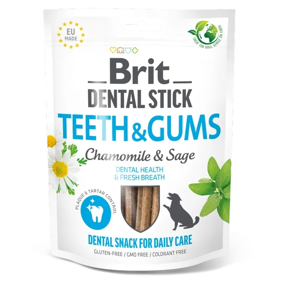 BRIT Dental Stick Teeth  Gums with Chamomile  Sage 7 kusov