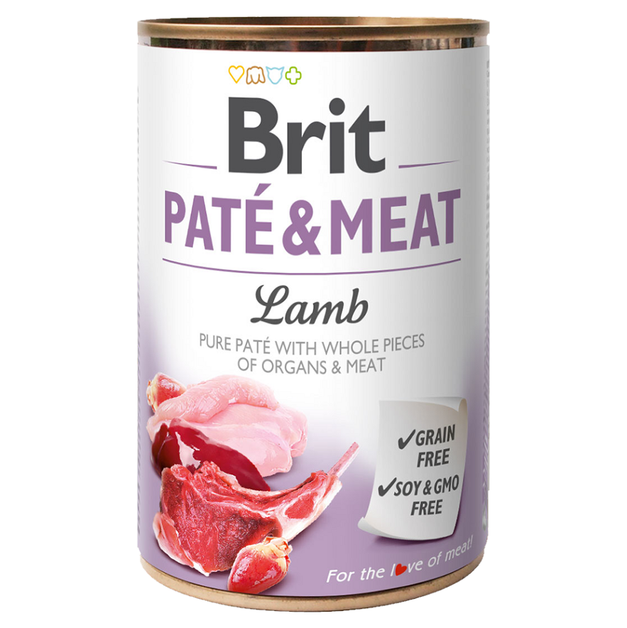 Brit PATÉ  MEAT Lamb konzerva pre psov 400 g
