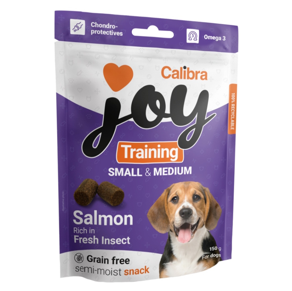 CALIBRA Joy Training SM SalmonInsect maškrty pre psov 150 g