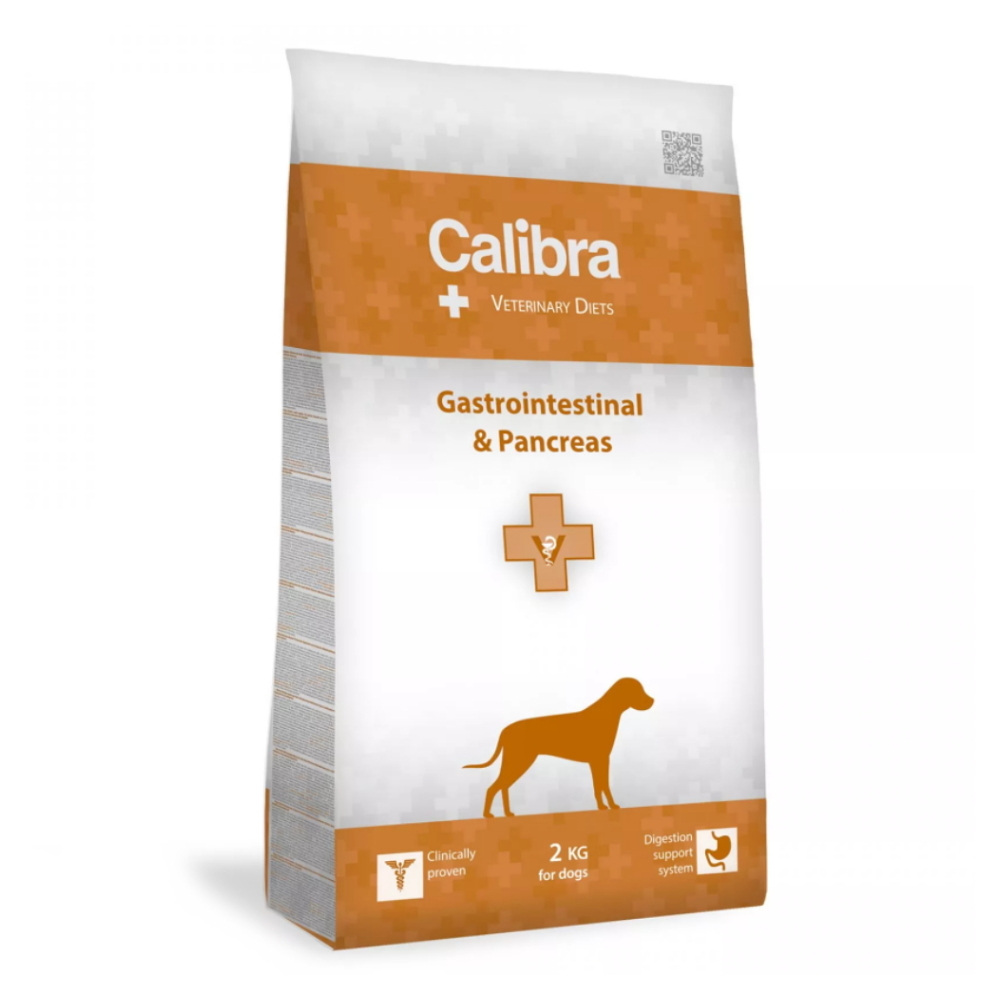 CALIBRA Veterinary Diets Gastrointestinal  Pancreas granuly pre psov, Hmotnosť balenia: 2 kg