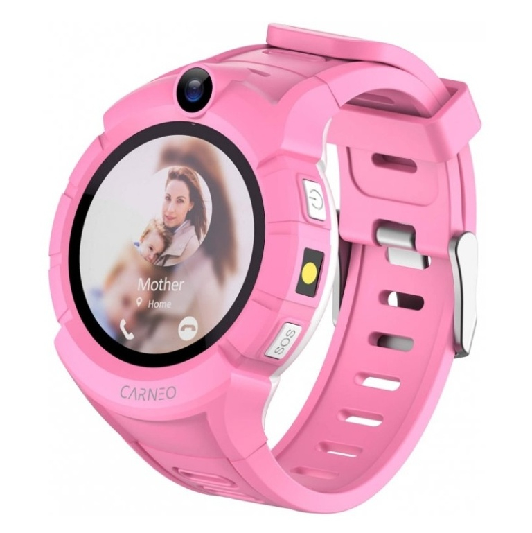 CARNEO GuardKid pink mini inteligentné hodinky pre deti