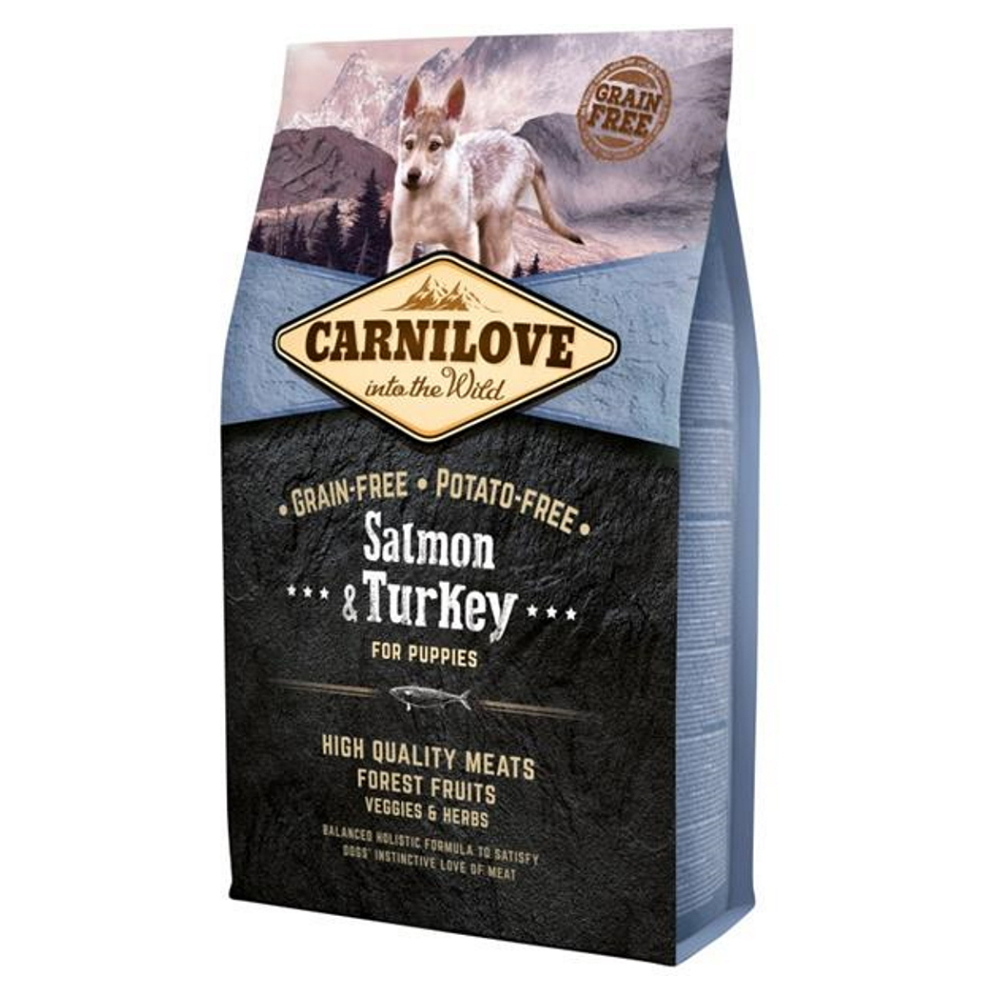 CARNILOVE Salmon  Turkey granuly pre šteňatá 1 ks, Hmotnosť balenia: 12 kg