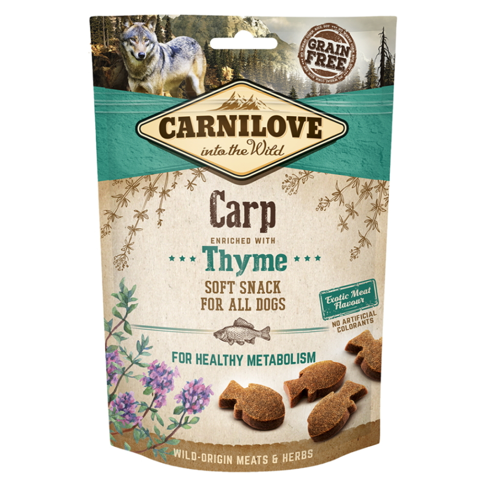 CARNILOVE Dog Semi Moist Snack CarpThyme 200 g