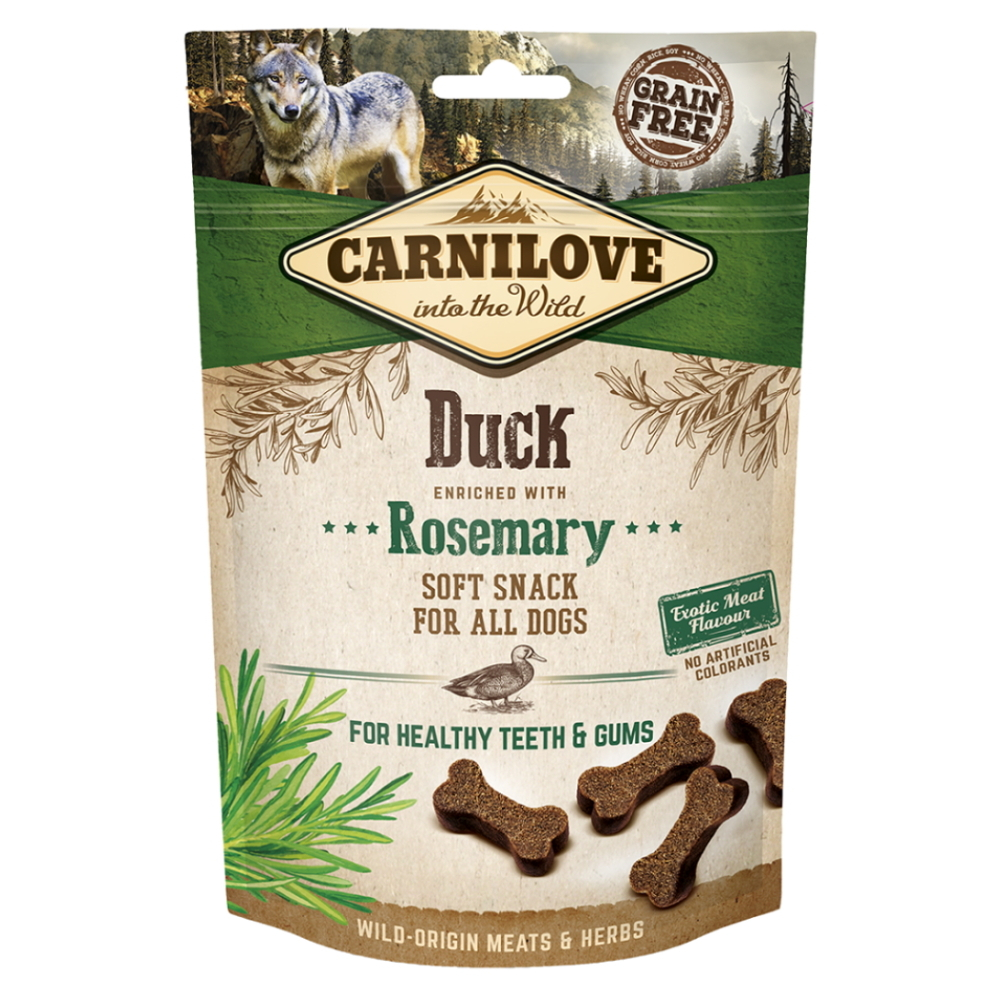 CARNILOVE Dog Semi Moist Snack DuckRosemary 200 g