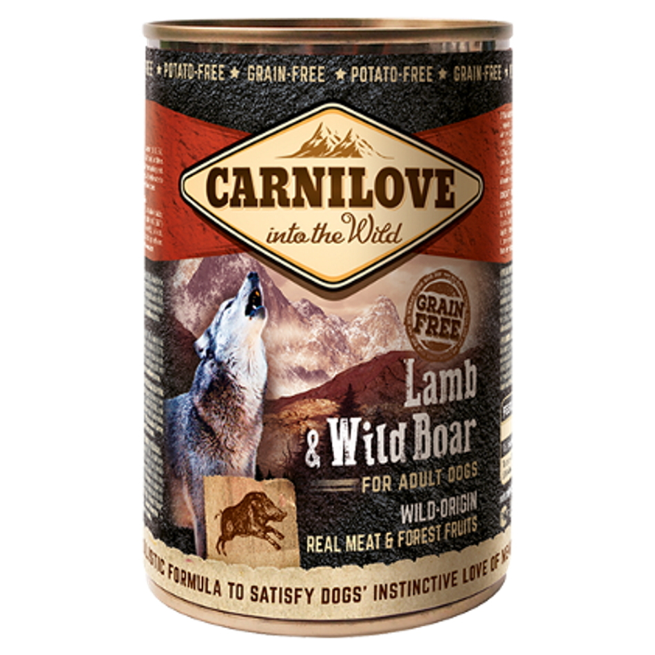 CARNILOVE Dog lamb  wild boar grain free pre psov 400 g