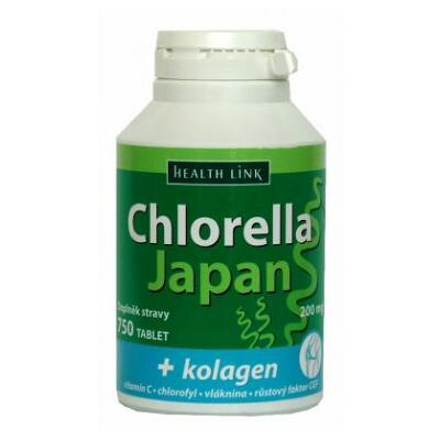Health Link Chlorella Japan  kolagén 750 tabliet
