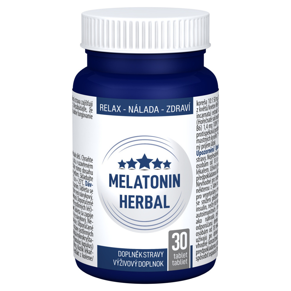 CLINICAL Melatonín herbal 30 tabliet