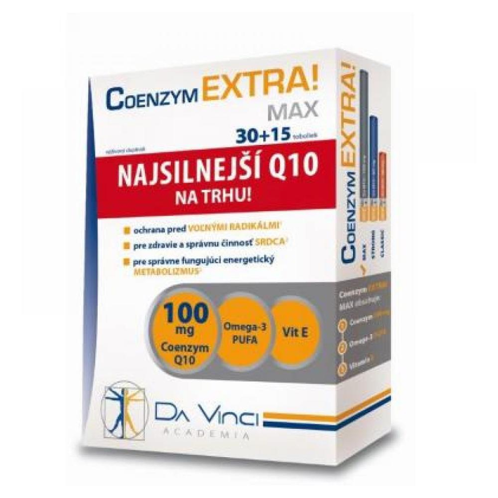DA VINCI Coenzym Extra Max 100 mg 3015 kapsúl ZADARMO