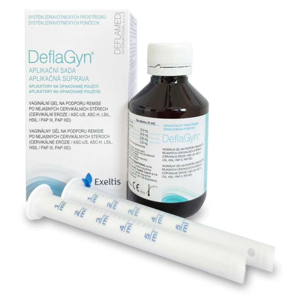 DEFLAGYN aplikačná súprava vaginálny gél 150 ml  2 aplikátory