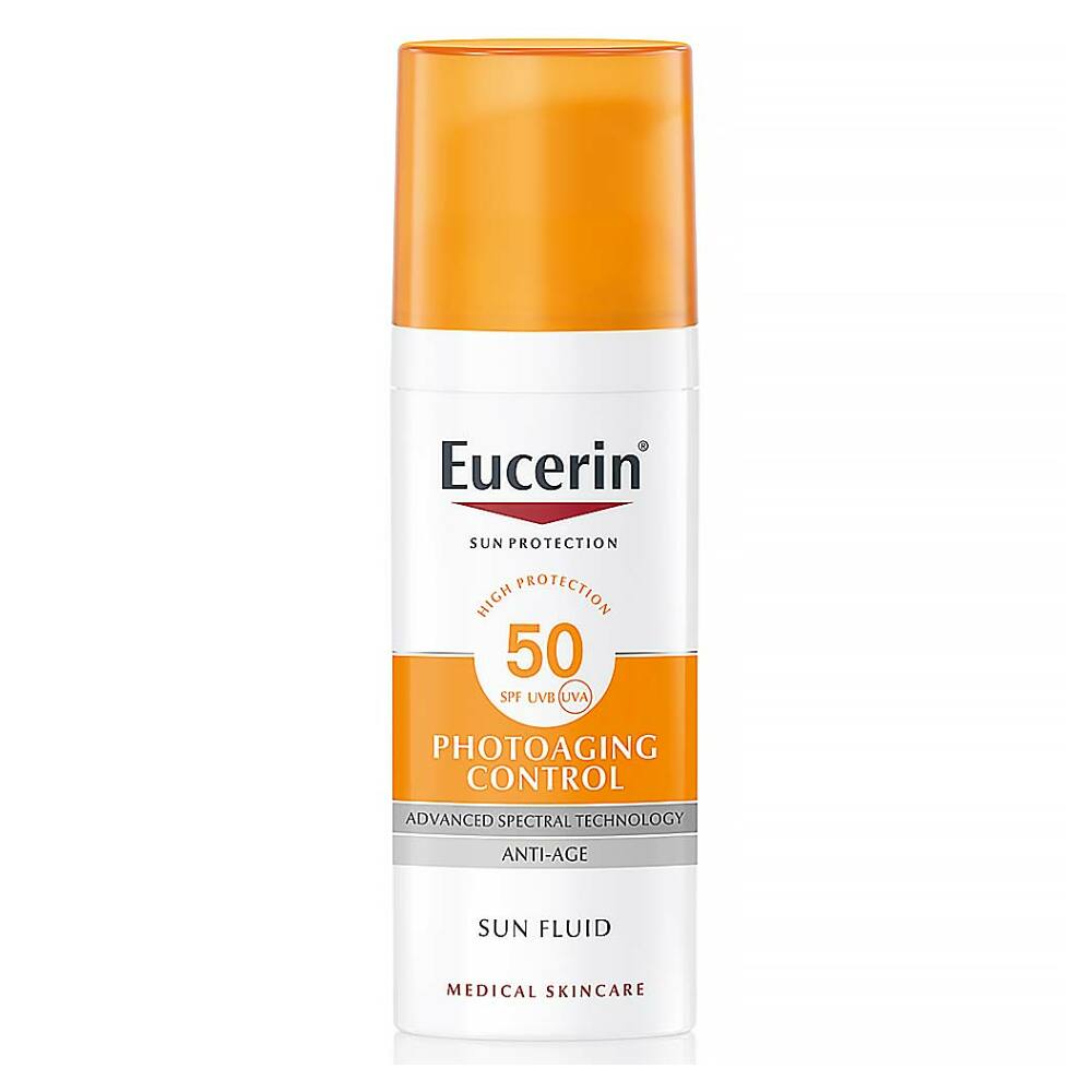 EUCERIN Sun Emulzia na opaľovanie na tvár proti vráskam Photoaging Control SPF 50 50 ml