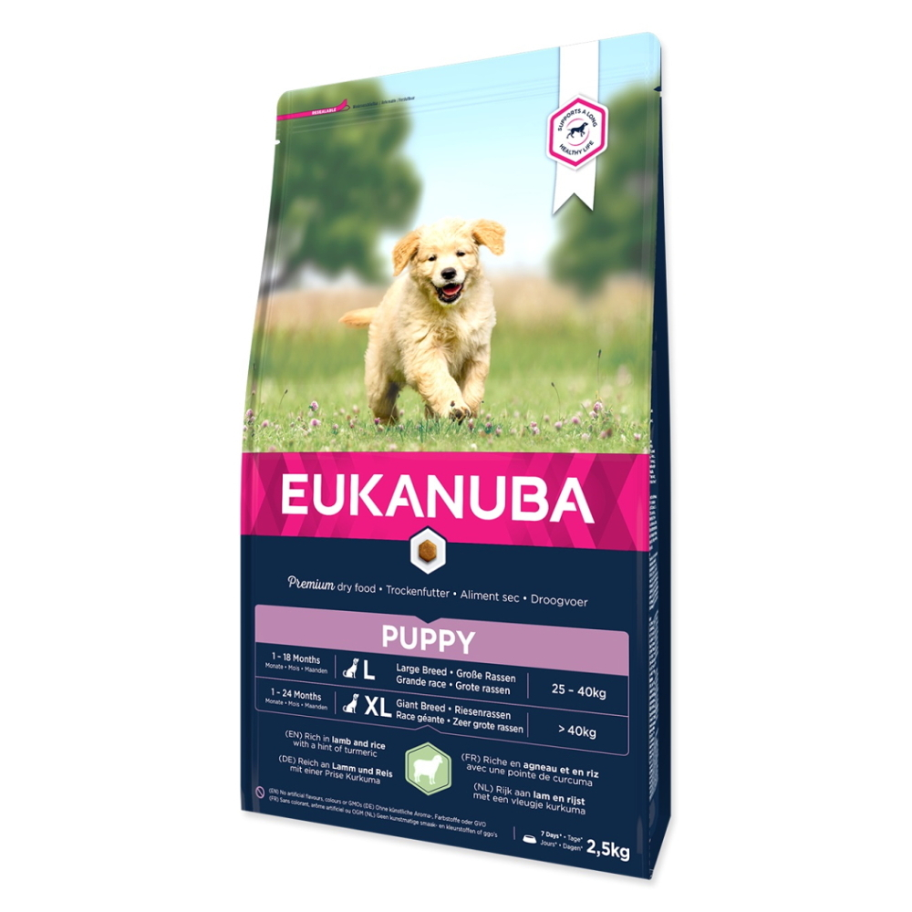 Eukanuba Dog Puppy amp; Junior Lamb amp; Rice 2,5 kg