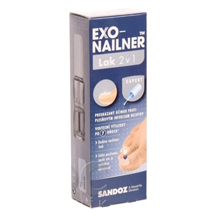 EXO-NAILNER Lak  2v1 na liečbu plesňových infekcií nechtov 5 ml