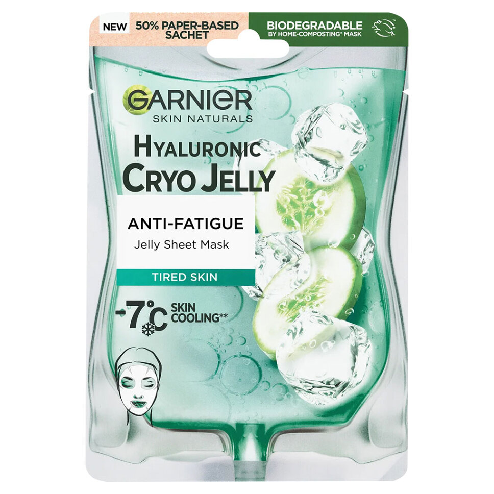 GARNIER Skin Naturals Textilná maska s chladivým efektom Cryo Jelly 27 g