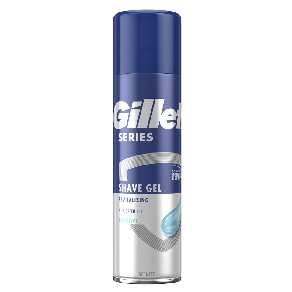 GILLETTE Series Sensitive Revitalizing Gél na holenie so zeleným čajom 200 ml