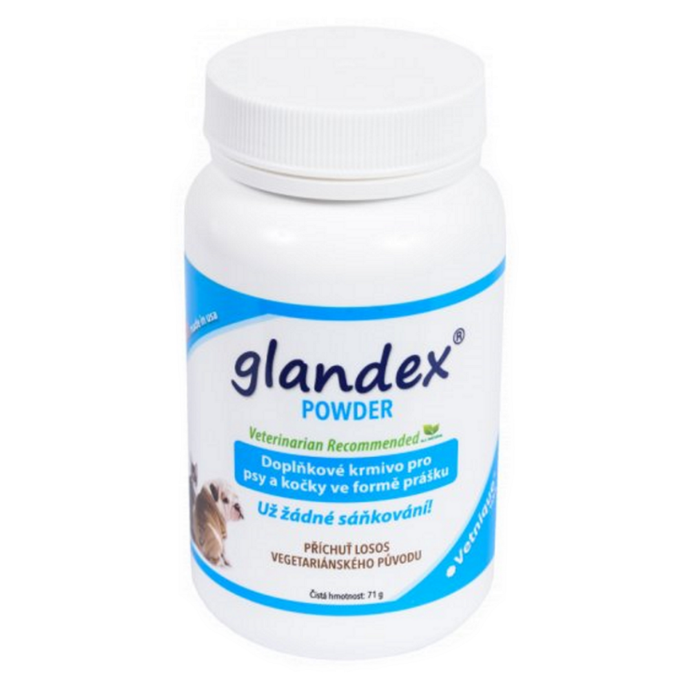 GLANDEX Powder pre psy a mačky 71 g