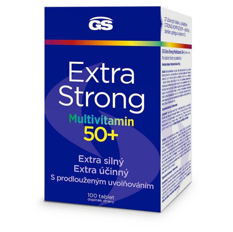 GS Extra strong multivitamín 50 100 tabliet