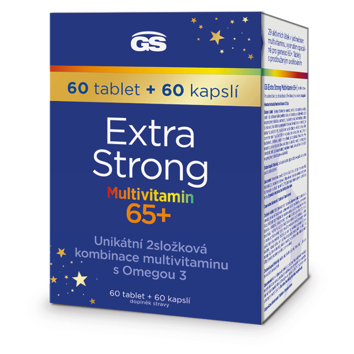 GS Extra strong multivitamín 65 60 tabliet  60 kapsúl