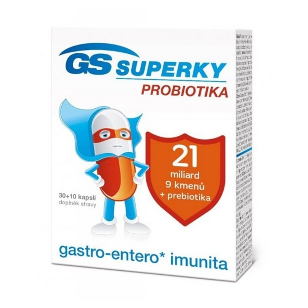 GS Superky probiotiká 30  10 kapsúl ZADARMO