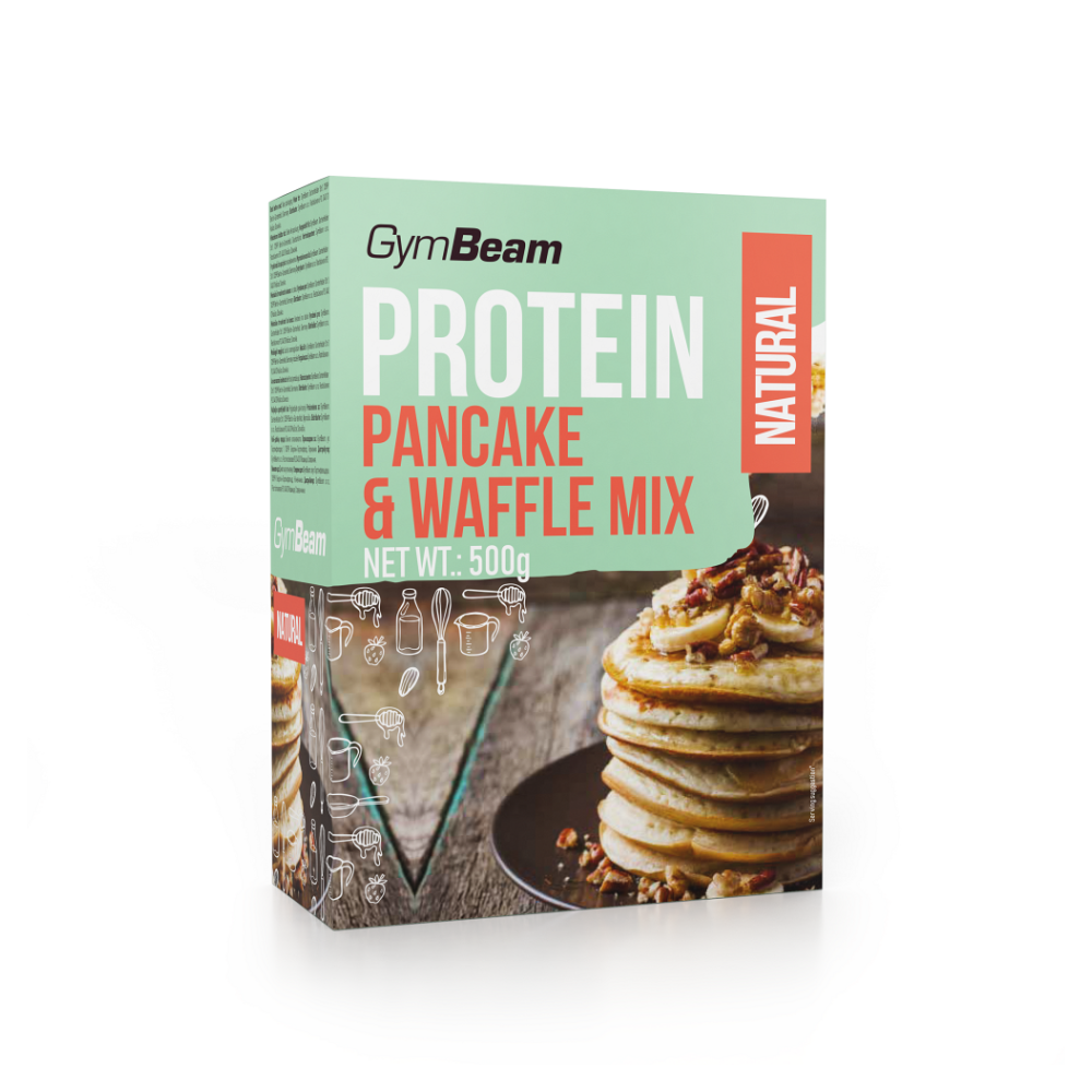 GYMBEAM Proteínové palacinky pancake  waffle mix bez príchute 500 g