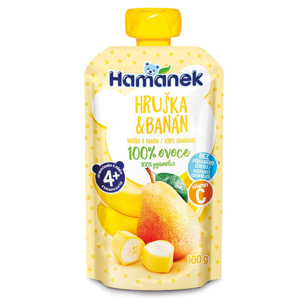 HAMÁNEK Hruška a banán 100 g