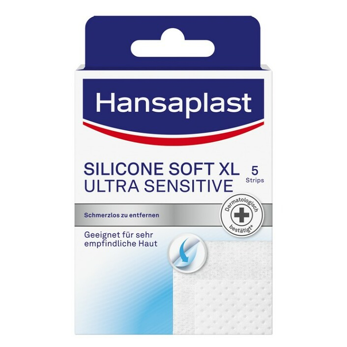 HANSAPLAST Silicone soft XL náplasť 5 ks