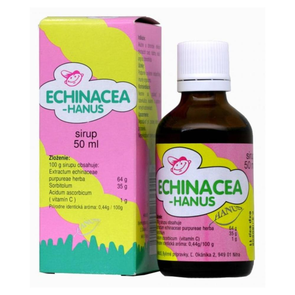 HANUS Echinacea detsky sirup 50 ml, poškodený obal