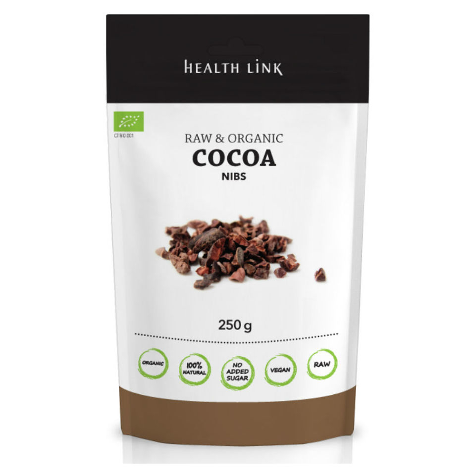 HEALTH LINK BIO RAW kakaové bôby drvené 250 g