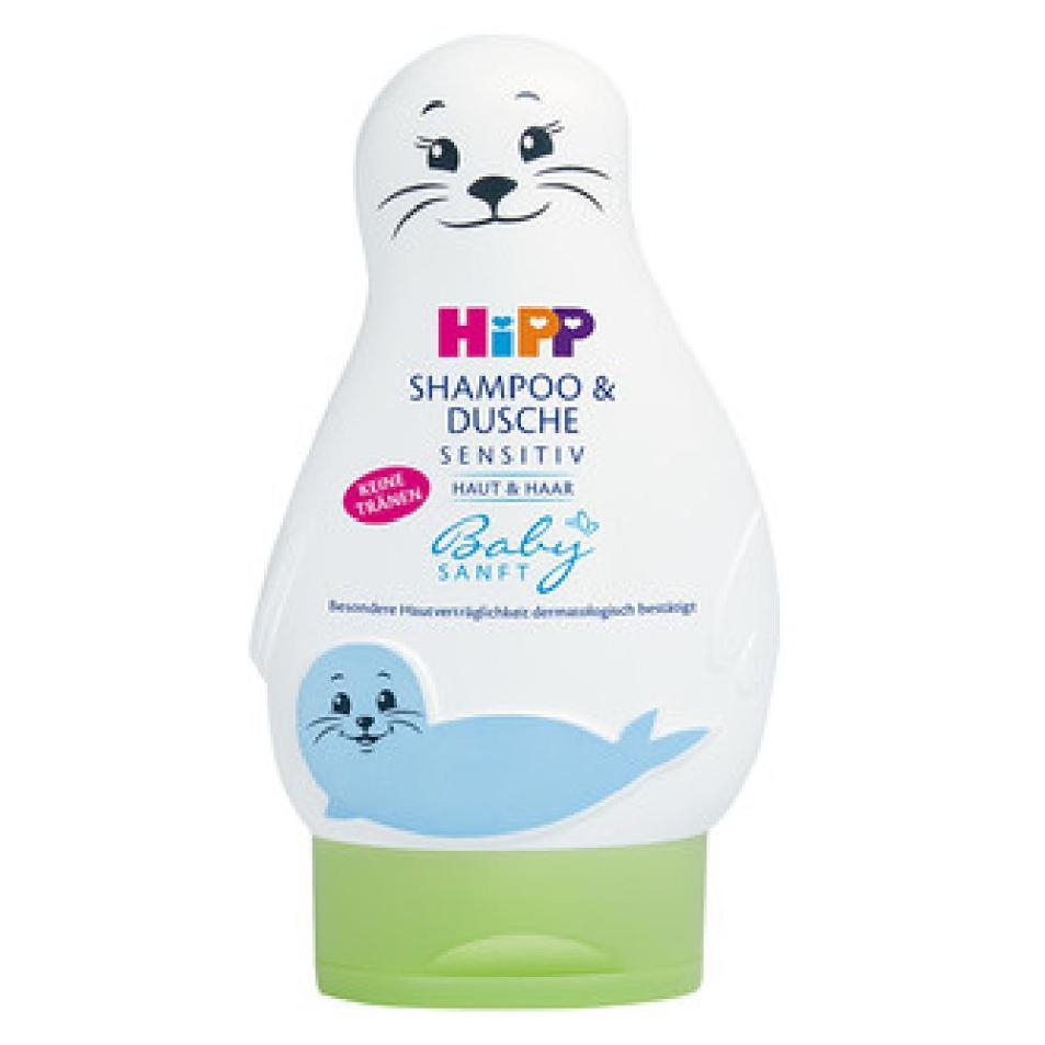 HiPP BabySanft Šampón Vlasy  telo Uškatec 200 ml