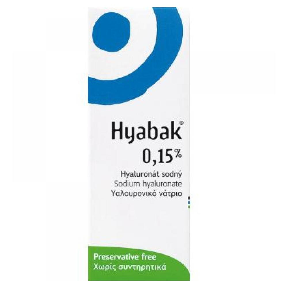 Hyabak 0.15 percent gtt. 10 ml