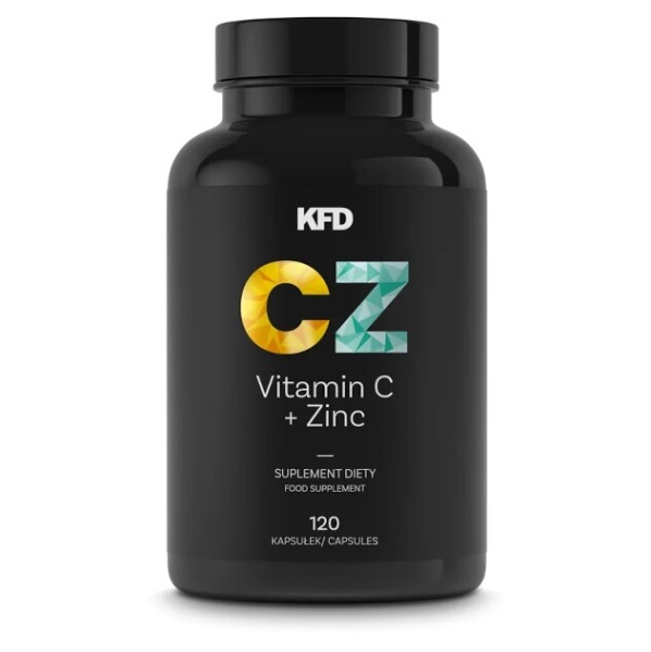KFD Vitamín C 1000 mg  zinok 10 mg 120 kapsúl