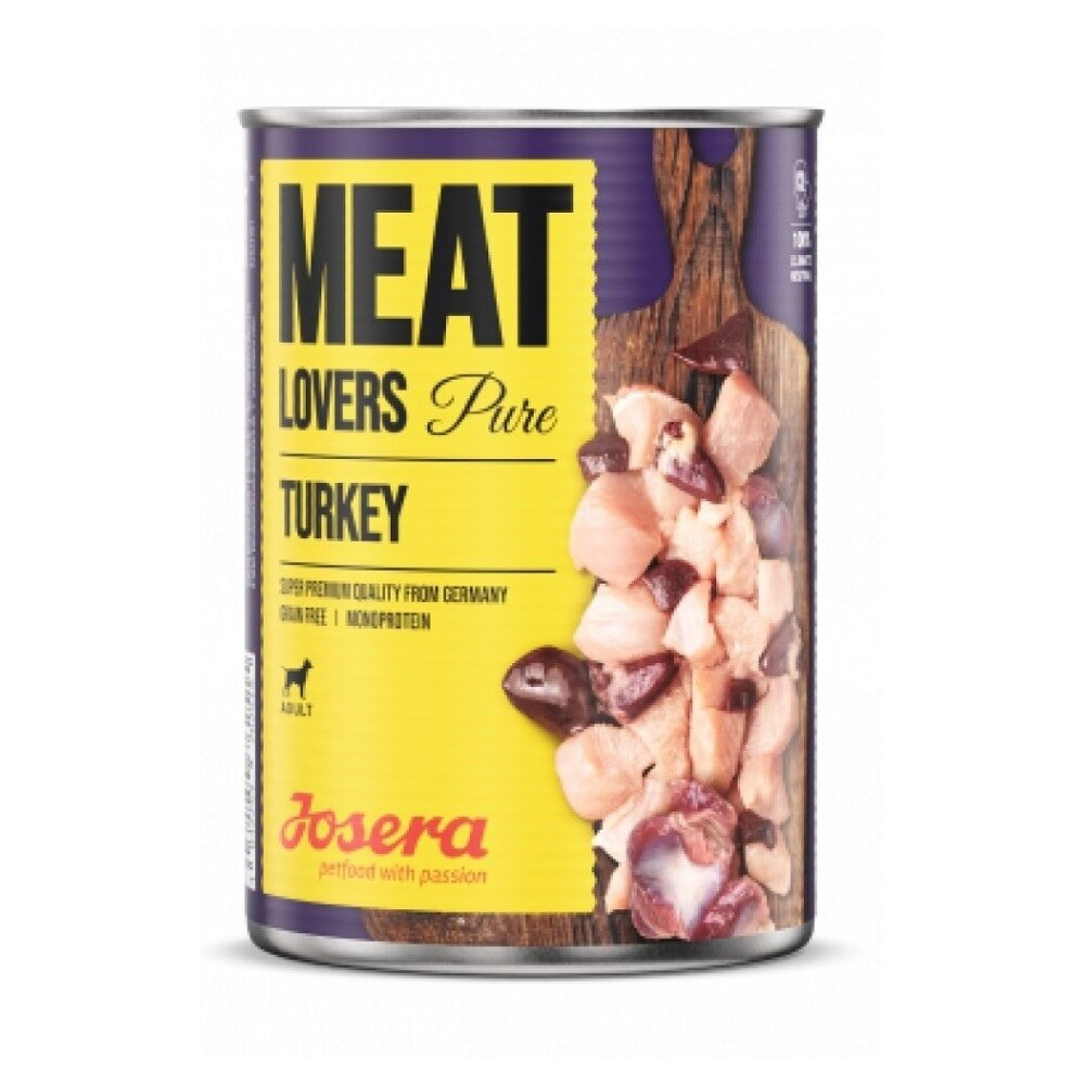 JOSERA Meat Lovers Pure Turkey konzerva pre psov 400 g