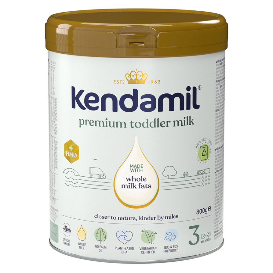 KENDAMIL Premium 3 HMO Pokračovacie batoľacie mlieko od 12 mesiacov 800 g