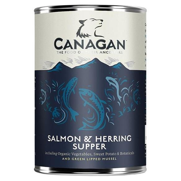 CANAGAN Salmon  herring supper konzerva pre psov 400 g
